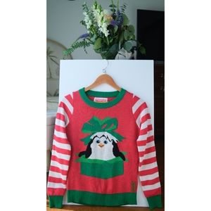 Tipsy Elves Christmas Penguin Sweater